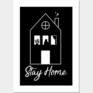 Stay Home Posters and Art